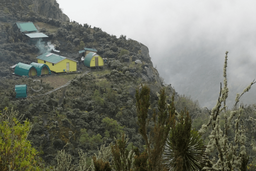 Kalalama Camp-Rwenzori Kilembe trail route accommodations- where to sleep-stay