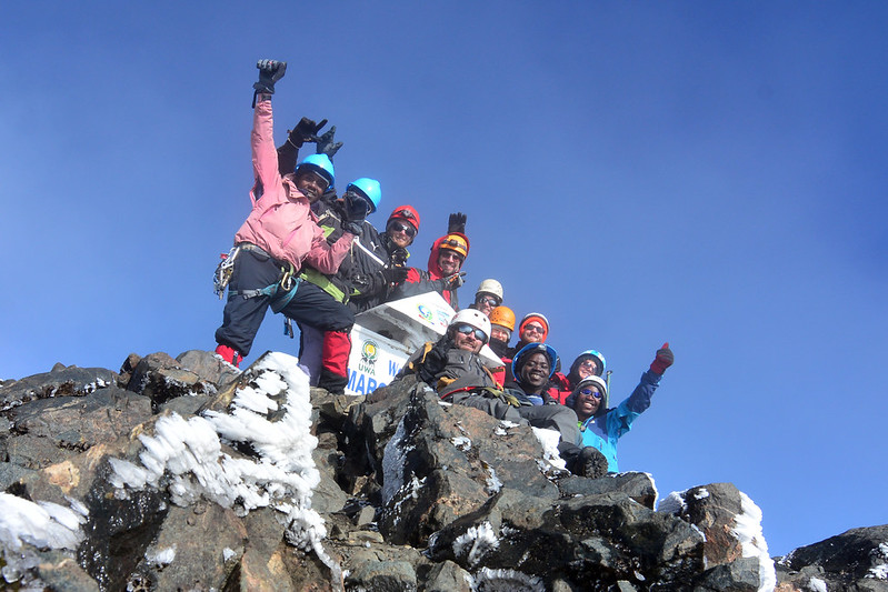 Margherita Peak on Mount Stanley at 5109m