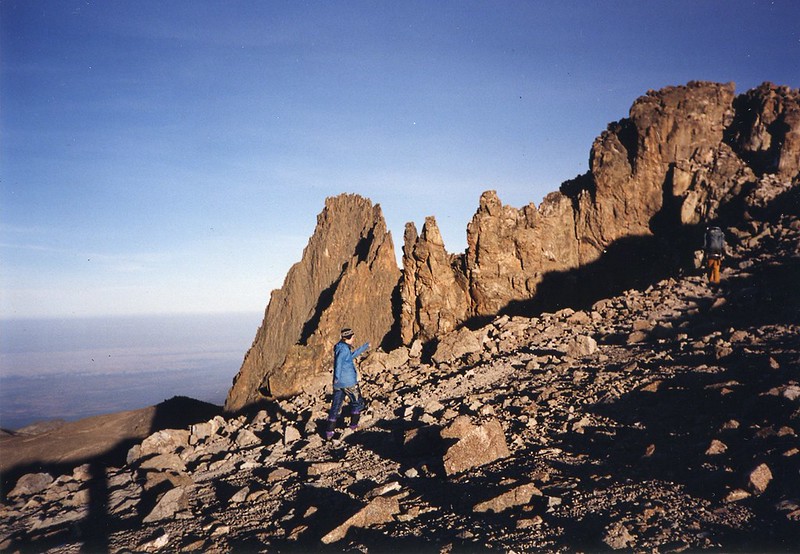 6 Days Mount Kenya Climbing Burguret Sirimon route to point Lenana Peak
