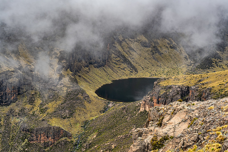 Lake Michaelson 4 days Mount Kenya climbing via Sirimon Chogoria route to Lenana Peak at 4985m