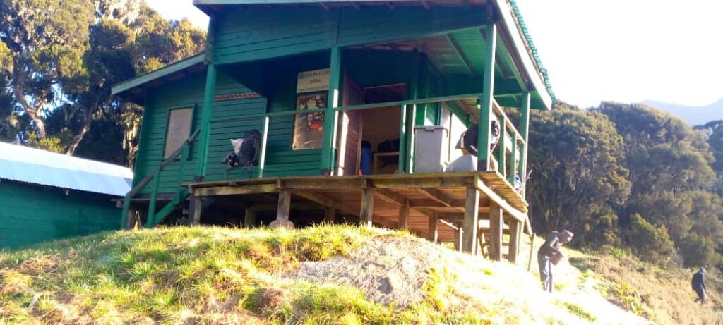 John Matte Hut of Rwenzori Mountains' Central Circuit Trail Route